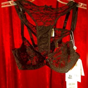 Tiger Mist Thong & Bra Set